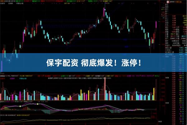 保宇配资 彻底爆发！涨停！