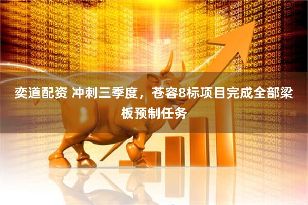 奕道配资 冲刺三季度，苍容8标项目完成全部梁板预制任务