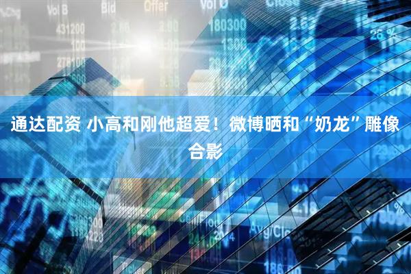 通达配资 小高和刚他超爱！微博晒和“奶龙”雕像合影